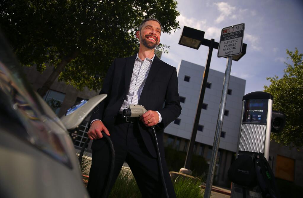 Geof Syphers is the CEO of Sonoma Clean Power. (Christopher Chung/ The Press Democrat)