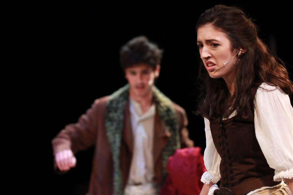 Madison O'Brien in 'Into the Woods.' (Photos by Steven Gu)