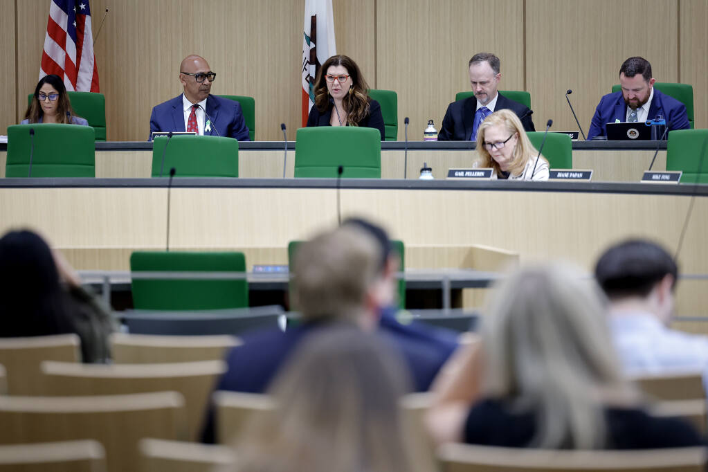The Assembly Appropriations Committee holds its "suspense file" hearing in Sacramento on May 18, 2023. Photo by Fred Greaves for CalMatters