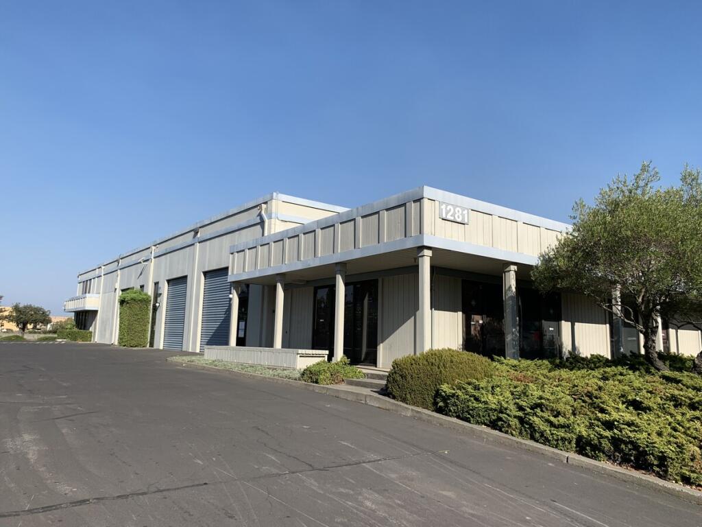 Lithos Energy expanded its lease in this 20,000-square-foot warehouse at 1281 Andersen Drive in San Rafael. (courtesy of Keegan & Coppin)