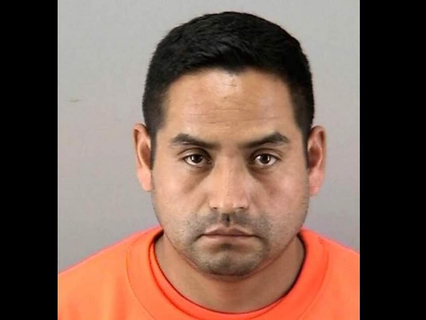FILE - This file booking photo released by the San Francisco Police Department shows Orlando Vilchez Lazo. (San Francisco Police Department via AP, File)