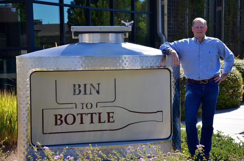 John Wilkinson, managing partner of Bin to Bottle. The Napa-based custom wine producer plans a big expansion of its Napa facilities in 2017. (BINTOBOTTLE.COM)