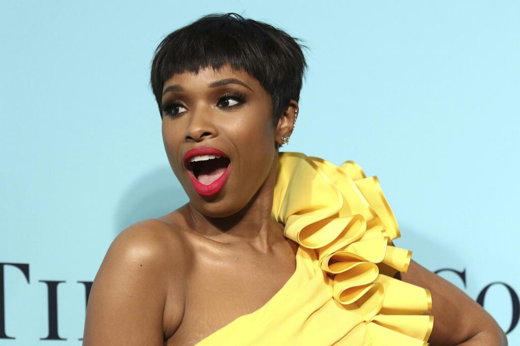 FILE - In this April 21, 2017, file photo, Jennifer Hudson attends Tiffany & Co. 2017 Blue Book Collection Celebration at St. Ann's Warehouse in New York. NBC announced on May 10, 2017, that Hudson would serve as a coach on the upcoming fall season of 'The Voice.' (Photo by Greg Allen/Invision/AP, File)