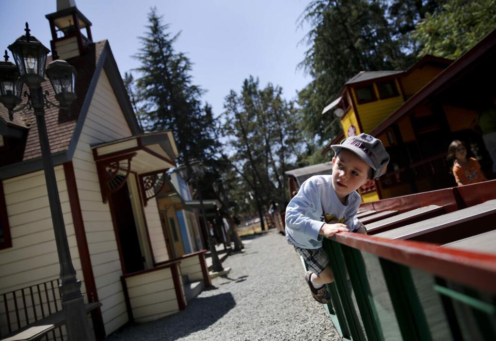 Sonoma's Traintown opened in 1968, almost 50 years ago. The garden-estate railway was opened by Stanley L. Frank an Oakland printing magnate, adamant table-top model builder. (BETH SCHLANKER/ The Press Democrat, 2013)