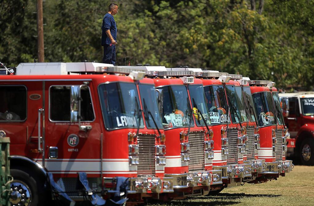 Measure G on the March 3 ballot is a half-cent sales tax for fire services in Sonoma County. (KENT PORTER / Press Democrat, 2015)