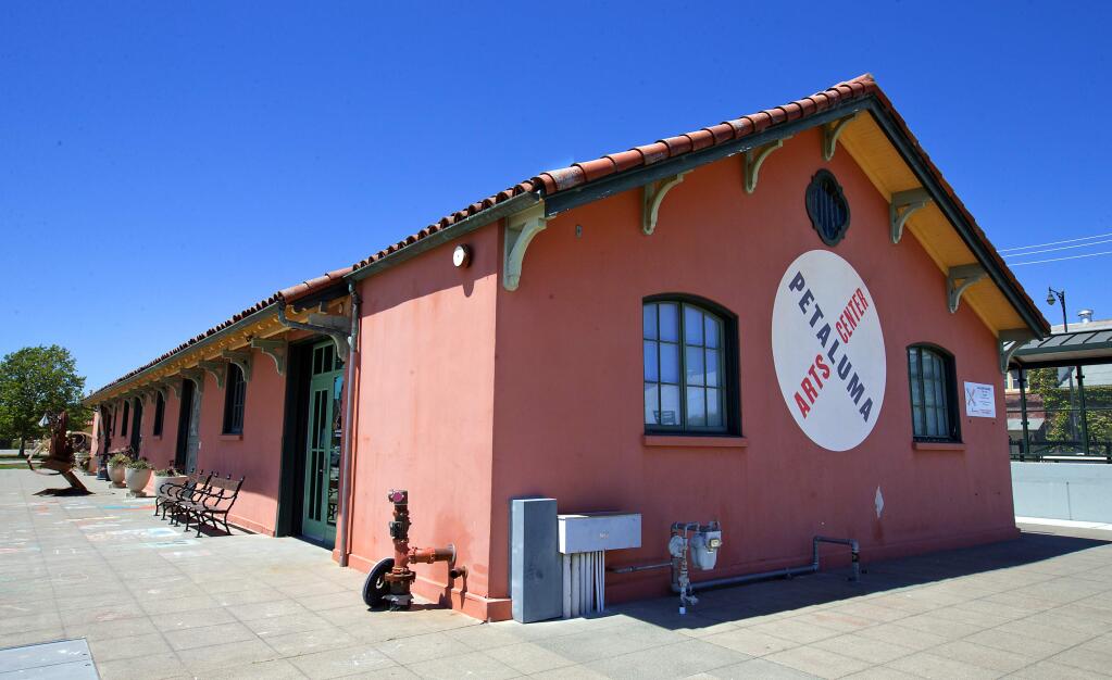 The Petaluma Arts Center has laid off it's staff, including the executive director, and is now relying on volunteers to keep the doors open. (photo by John Burgess/The Press Democrat)