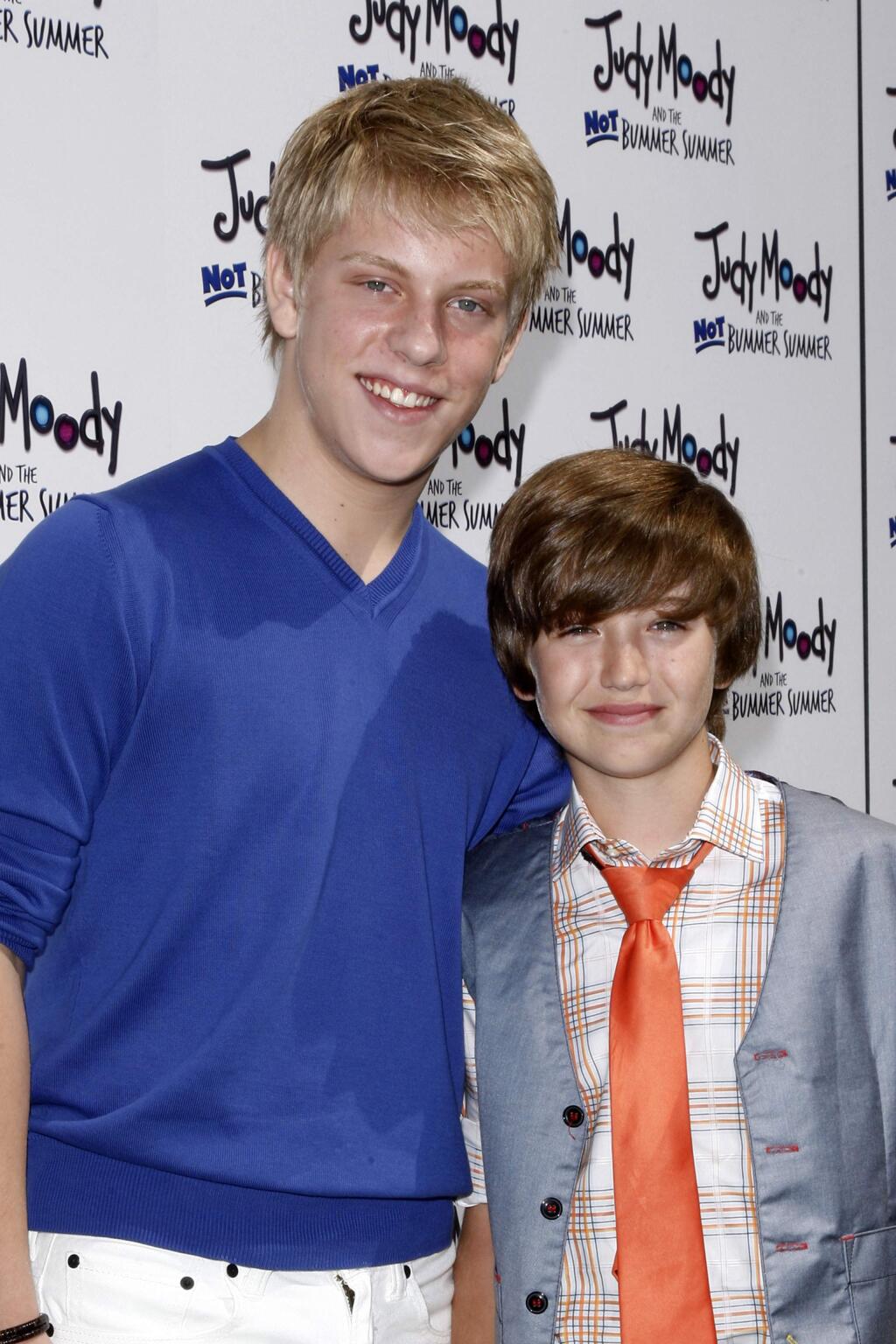 Jackson Odell and Garrett Ryan at 'Judy Moody And The NOT Bummer Summer' premiere at ArcLight Hollywood on June 4, 2011 in Los Angeles, California. (KATHY HUTCHINS/ SHUTTERSTOCK)