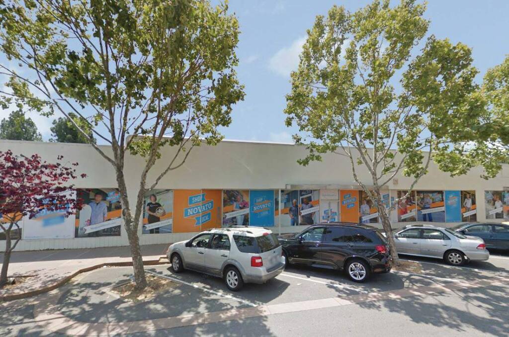 The 20,000-square-foot former Pini Hardware building at 1107-1109 Grant Ave. in Novato is purchased by a local group of developers in 2017. They are considering putting housing and shops on the property. (GOOGLE)