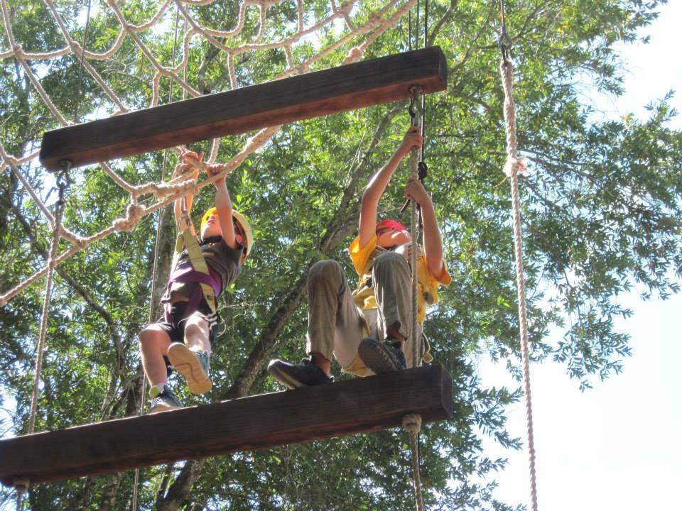 The Rhotens’ Ropes Course is open.