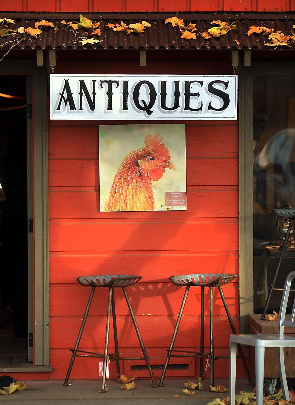Fat Pilgrim, a menagerie of antiques and locally sourced furniture and other goods in Sonoma, Wednesday Dec. 2, 2015. (Kent Porter / Press Democrat ) 2015