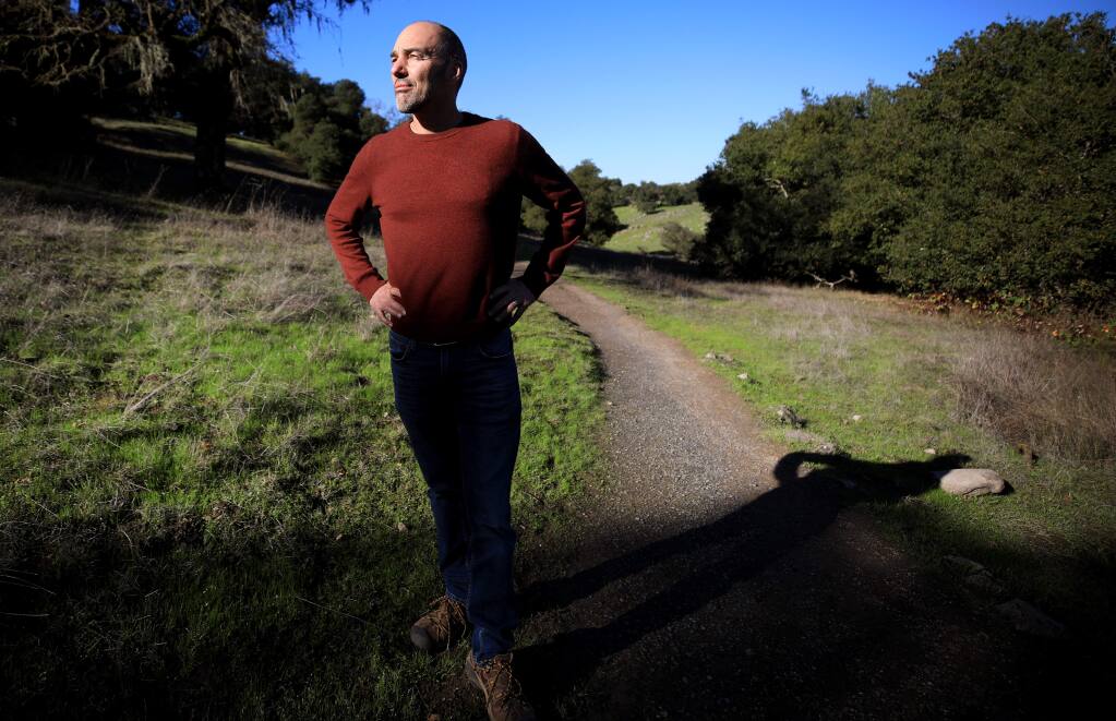 Bill Keene, general manager of the Sonoma County Agricultural and Open Space District, Monday, Dec. 16, 2019, at Taylor Mountain Regional Park in Santa Rosa. (Kent Porter / The Press Democrat) 2019