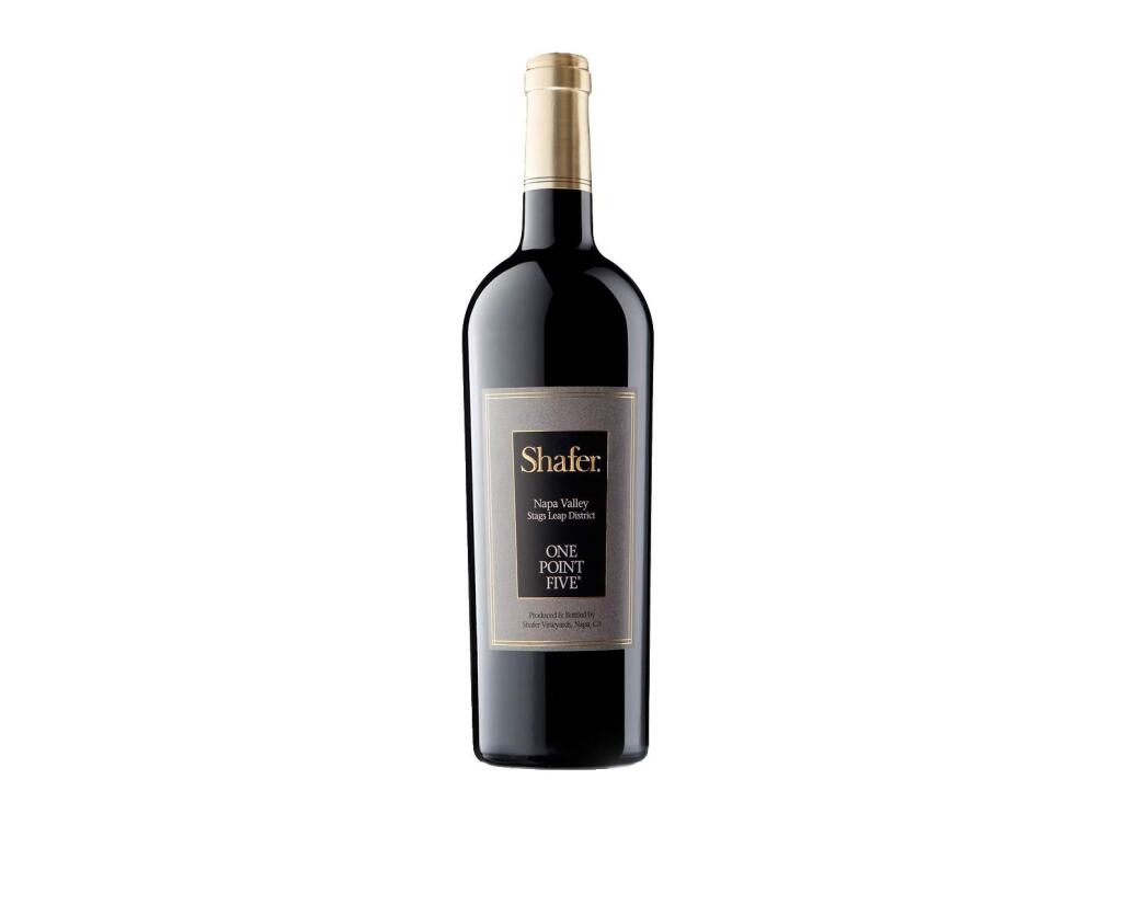 TheS hafer Vineyards 2015 Napa Valley Stags Leap District One Point Five Cabernet Sauvignon ($95) has touches of pomegranate, black plum, cranberry, fresh sage, cedar and little bursts of black peppercorns -- a classic. (Shafer Vineyards)