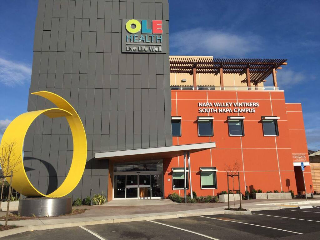 OLE Health's Napa Valley Vintners South Napa Campus started serving patients in June 2019. (courtesy of OLE Health)
