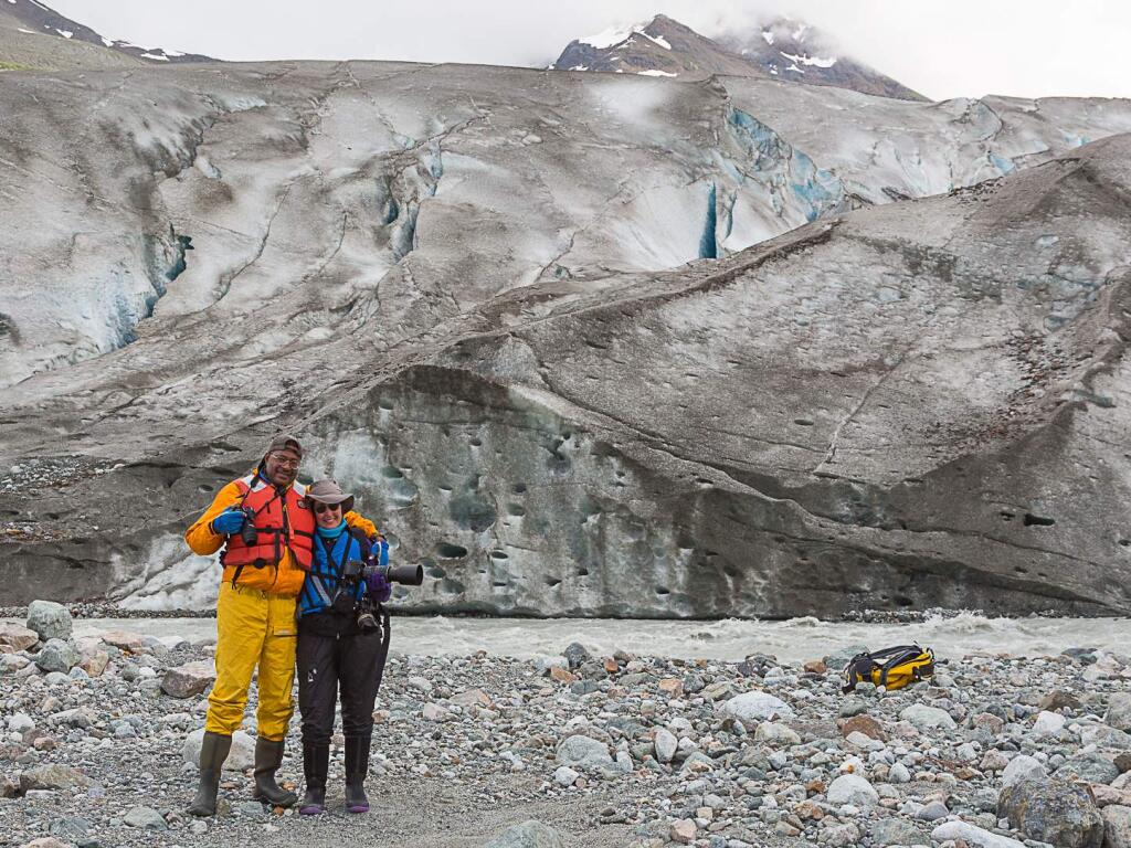 Joel and Trisha Brown celebrated their 25th wedding anniversary with a photography expedition through Glacier Bay, Alaska. (Photo Credit: Brenda Tharp)