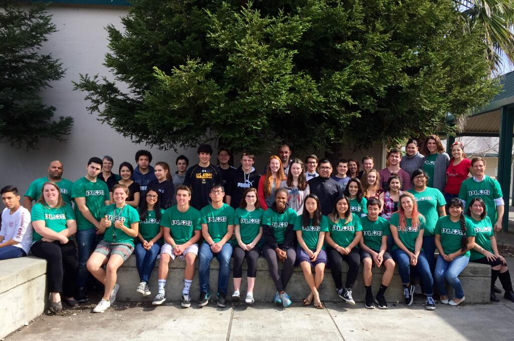 The PLUS team at SVHS includes almost 40 students as well as teachers and staff.