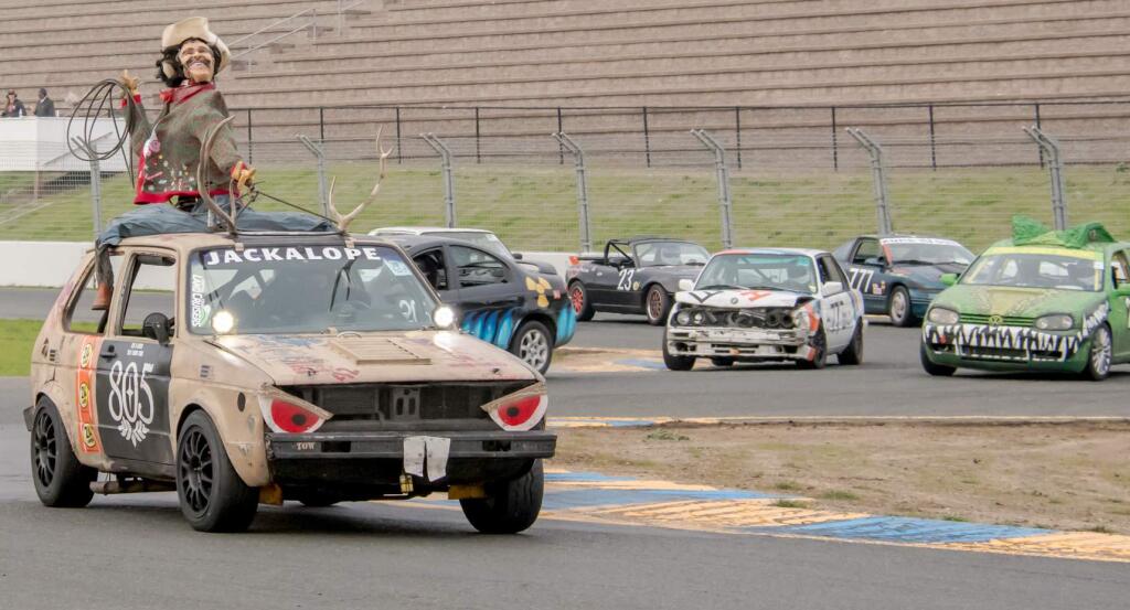 Anything is invited to race at the 24 Hours of Lemons at Sonoma Raceway, as long as it cost less than $500. (Mike Finnegan/Sonoma Raceway)