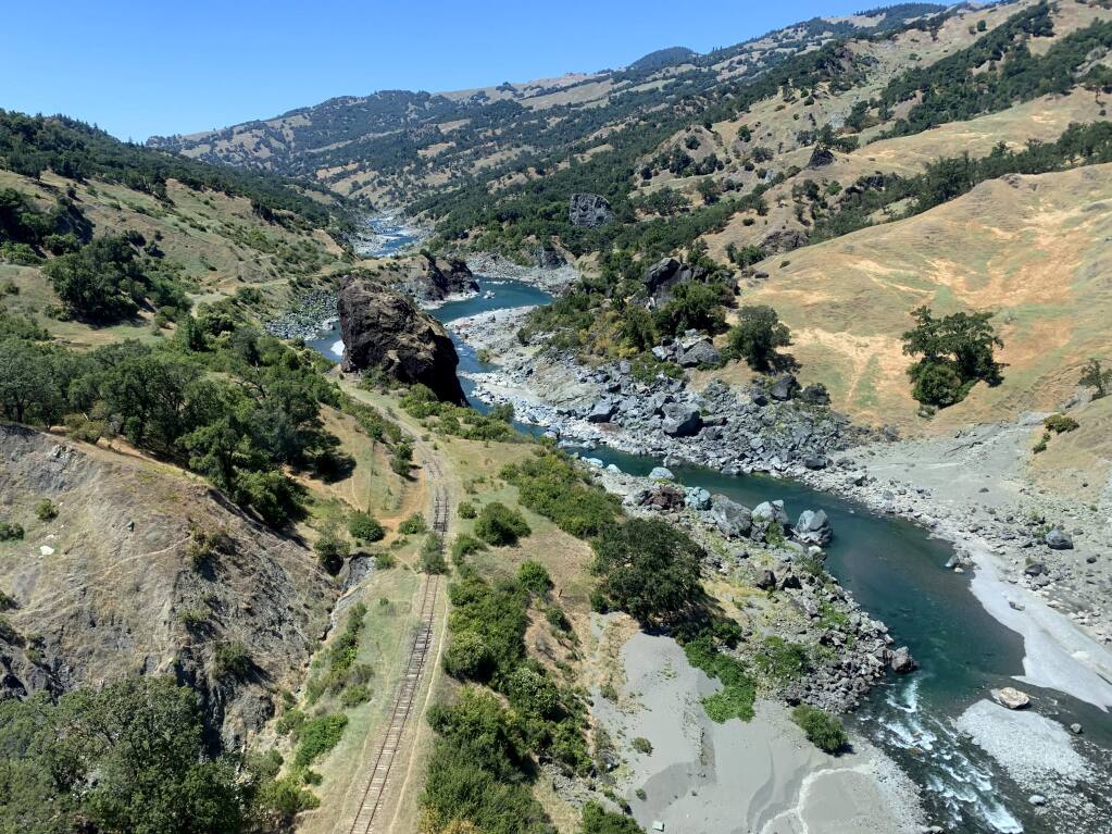 The Grand Canyon of the Eel River is an important acquisition in the protection of the National Wild and Scenic Eel River and the establishment of the Great Redwood Trail. (THE WILDLANDS CONSERVANCY)