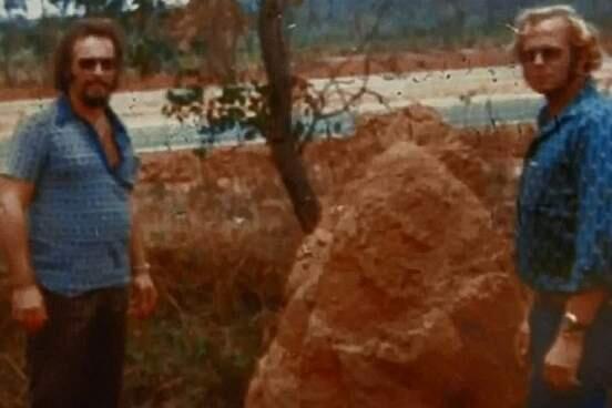 A photo allegedly showing Clarence (left) and John Anglin (right) in Brazil in 1975. (THE HISTORY CHANNEL)