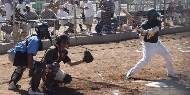 'Ay, batta batta' and other taunts have been heard on the diamond at San Quentin since the 1920s.