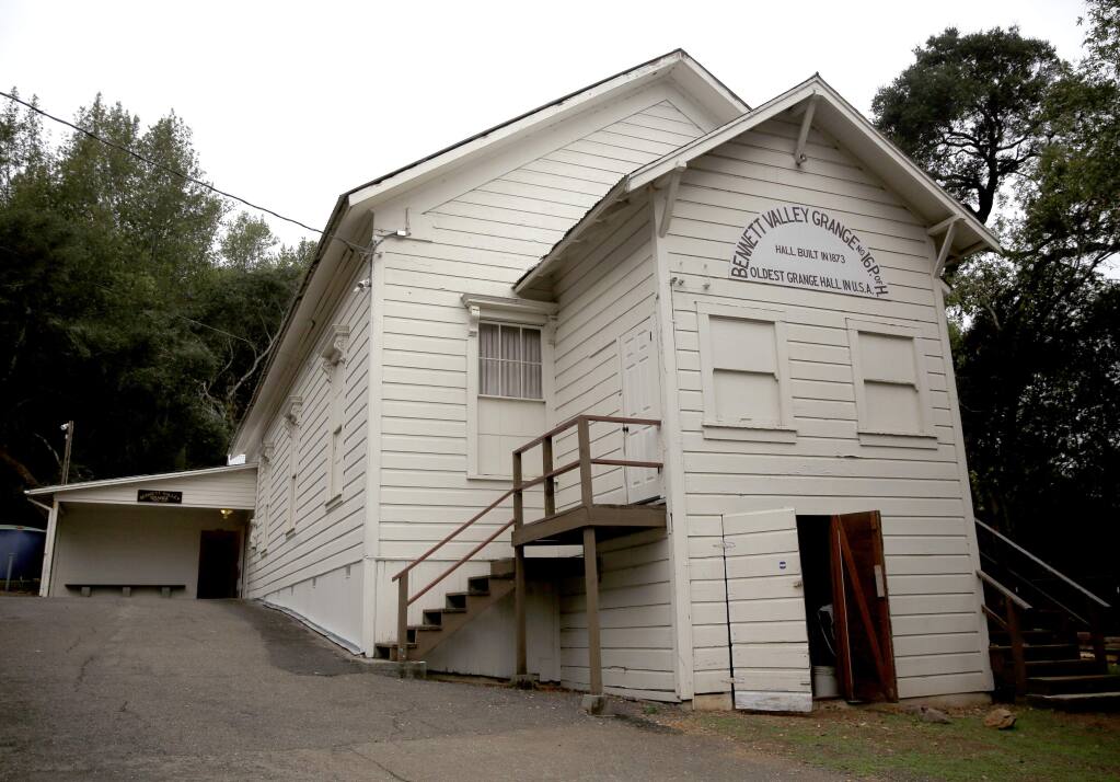 The Bennett Valley Grange in Santa Rosa on Tuesday, Nov.11, 2014. (BETH SCHLANKER/ PD)