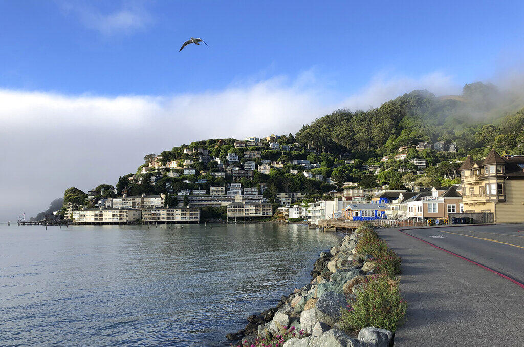 The home in question is in Marin City, located just northwest of Sausalito, shown here. (AP Photo/Eric Risberg, July 11, 2019)