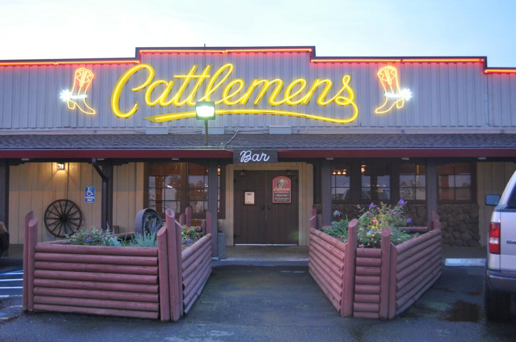 Cattlemens restaurant in Petaluma. (PD File)