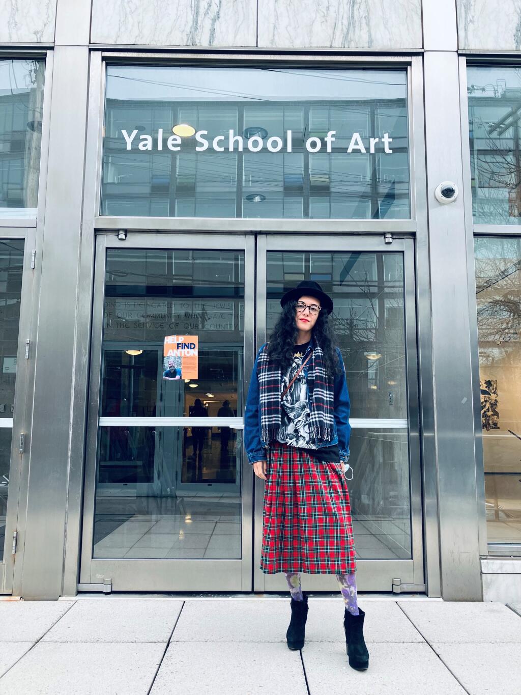 Muralist Maria De Los Angeles, formerly of Santa Rosa, will join the faculty of the Yale School of Art at the end of August. (Ryan Bonilla)