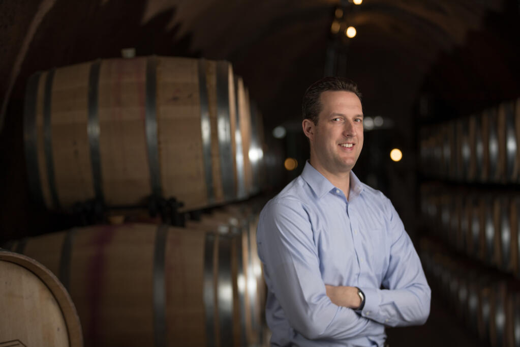 Matthew Owings is promoted to chief operating officer at Rombauer Vineyards. (Widly Simple Productions photo)
