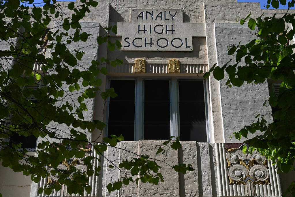Analy High School in Sebastopol, Thursday, June 8, 2023. (Erik Castro / For The Press Democrat file)