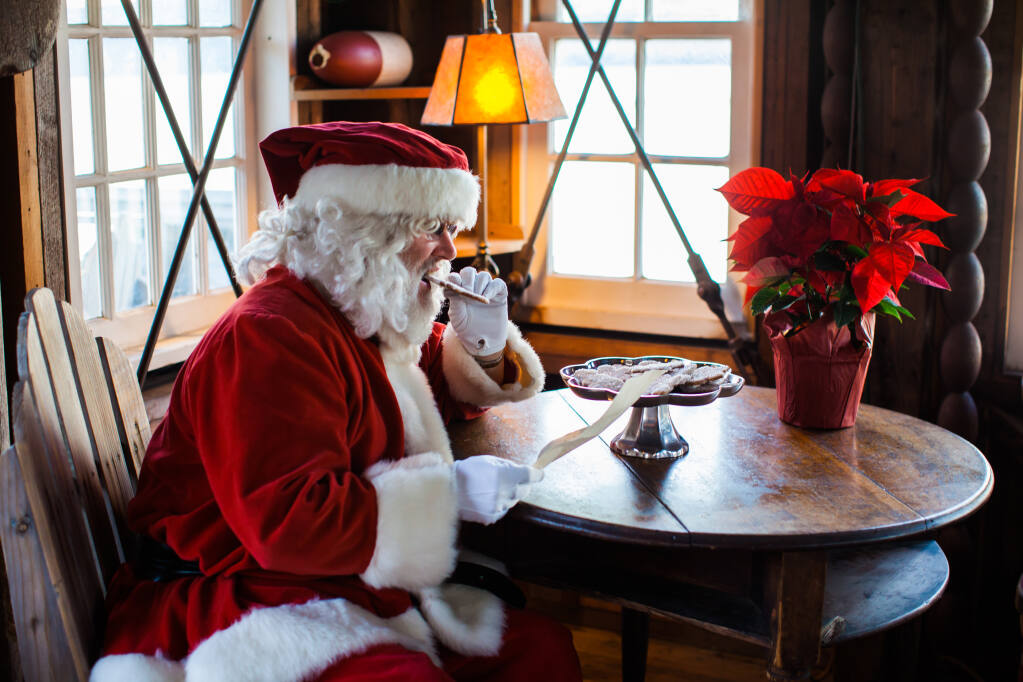 Santa will be visiting Nick’s Cove seafood restaurant on Dec. 6. (Kellie Delario / Nick’s Cove)