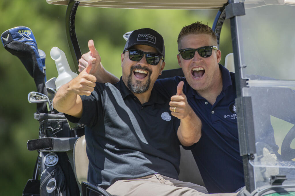 The 1st Annual St. Vincent de Paul Hall of Fame Golf Tournament and Dinner at Petaluma’s Rooster Run Golf Club brought local businesses and golfers alike on Friday, June 17, 2022.  (Chad Surmick / The Press Democrat)
