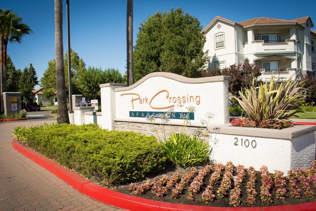 The 200-unit Park Crossing Apartments complex at 2100 W. Texas St. in Fairfield was sold Dec. 14 for $83.5 million. (courtesy of Opportunity Housing Group)
