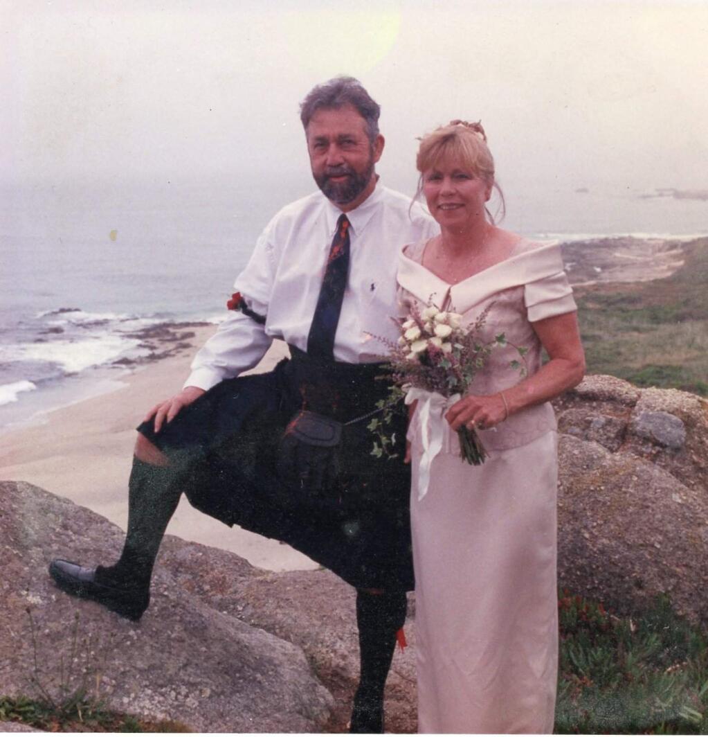 John and Carol Bribiescas on their wedding day in 2000. (Bribiscas family photo)