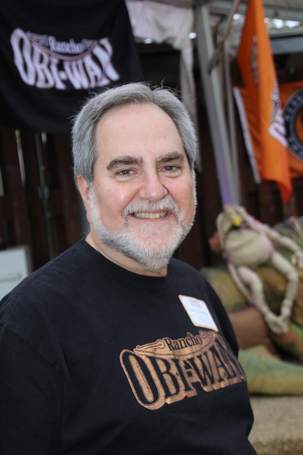Rancho founder, Steve Sansweet, at the Rancho Obi-Wan May 3rd for Star Wars Day: The Prequel fundraiser held at Lagunitas on May 3, 2016. (Victoria Webb/For The Argus-Courier)