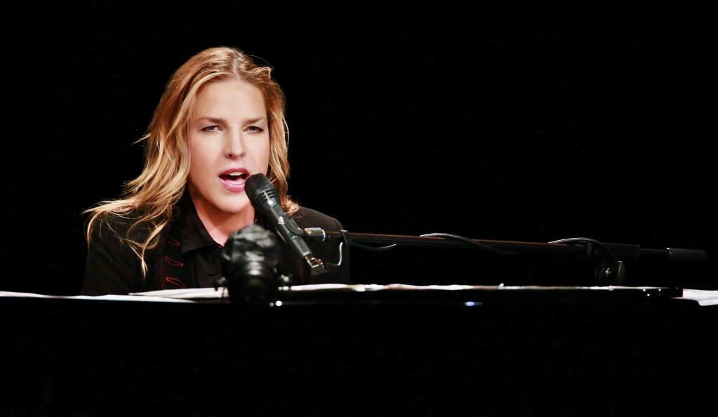 Diana Krall played to a sold-out crowd at the Wells Fargo Center for the Arts in Santa Rosa on Tuesday, Aug. 18, 2015. (COURTESY OF WILL BUCQUOY)