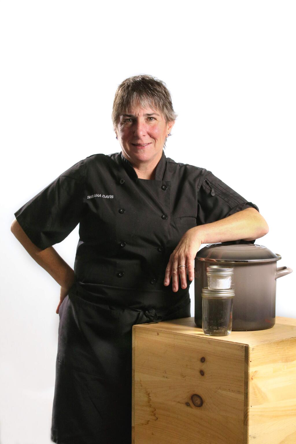 Sheana Davis is chef, caterer and cheesemaker at The Epicurean Connection in Sonoma. (Jeff Quackenbush / North Bay Business Journal) Aug. 26, 2019