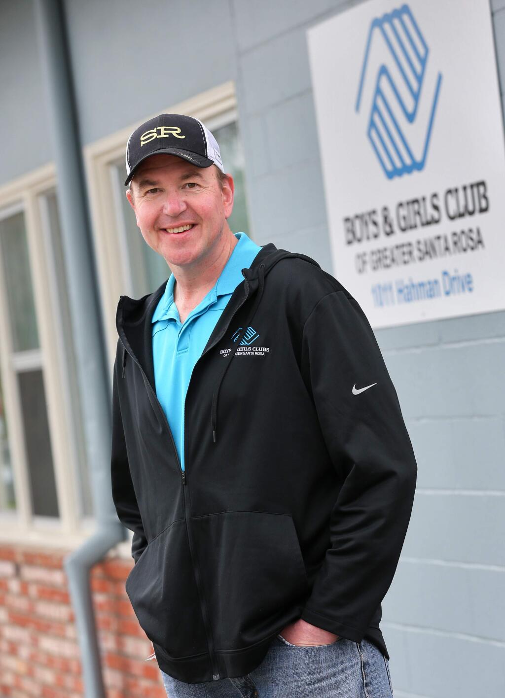 Casey Williams, 43, president-elect of the Santa Rosa West Rotary Club and a board member of the Boys & Girls Club in Santa Rosa, has been working since the shelter-in-place order to raise money to provide box lunches to hospitality workers. (Christopher Chung / The Press Democrat)