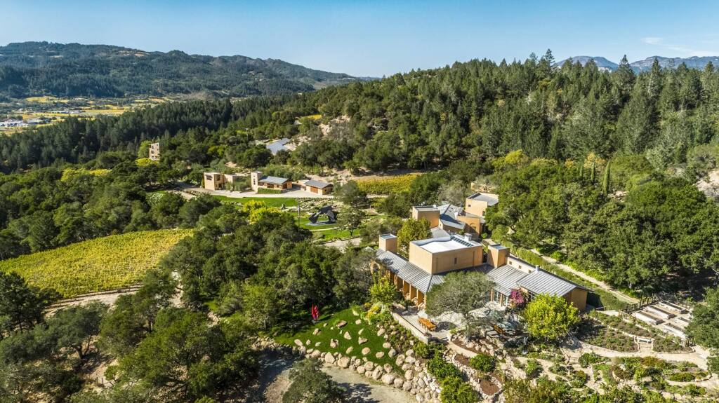 An aerial view of Seven Stones Estate in St. Helena. (Photo: Michael Jacobson)
