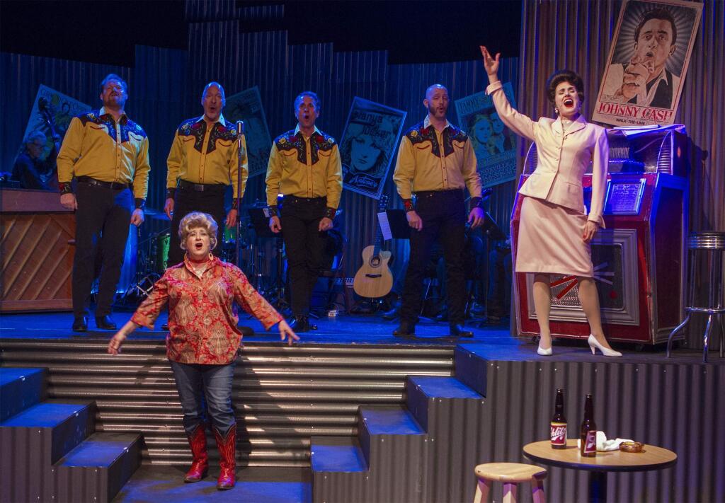 Always... Patsy Cline plays at Andrews Hall in the Sonoma Community Center from July 13 through July 29. The story is about a friendship between a housewife and a legendary country singer, and features 27 classic songs . (Photo by Robbi Pengelly/Index-Tribune)
