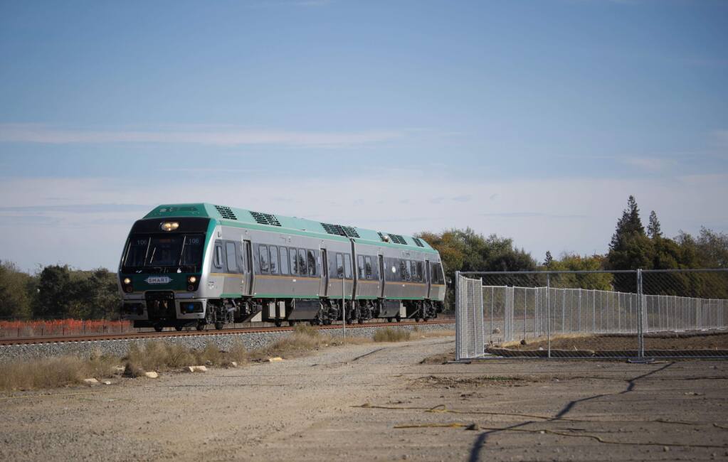 A new SMART train station has been planned at Corona Road and N. McDowell Boulevard in East Petaluma. (CRISSY PASCUAL/ARGUS-COURIER STAFF)