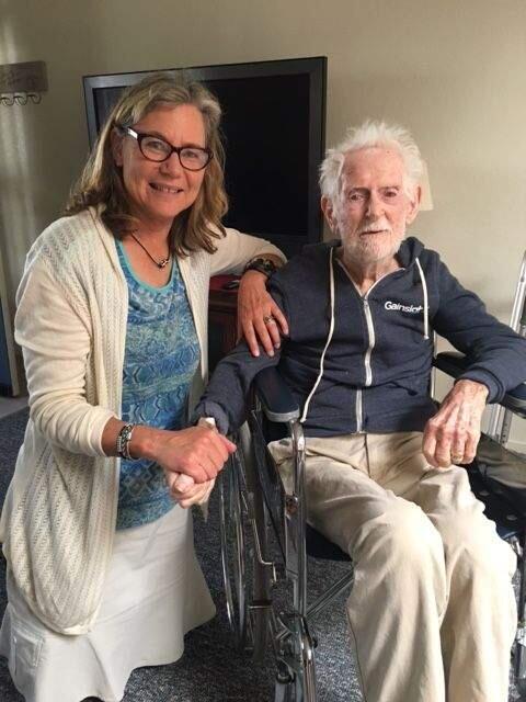 Bob Giles, 98, evacuated his Florida house after Hurricane Irma. He found a home in Petaluma. PEP HOUSING