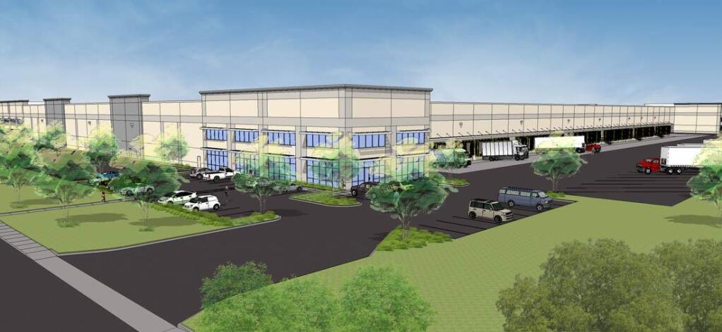 Panattoni Development plans to start construction on its three-building, 1.04 million-square-foot Gateway80 Business Park project on Cordelia Road in Fairfield in early 2016. (courtesy of JLL)