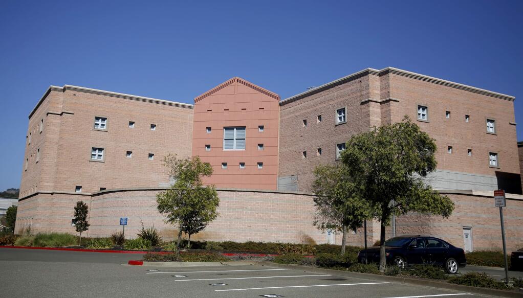 The Sonoma County Main Adult Detention Facility in Santa Rosa. (BETH SCHLANKER/ PD FILE, 2015)