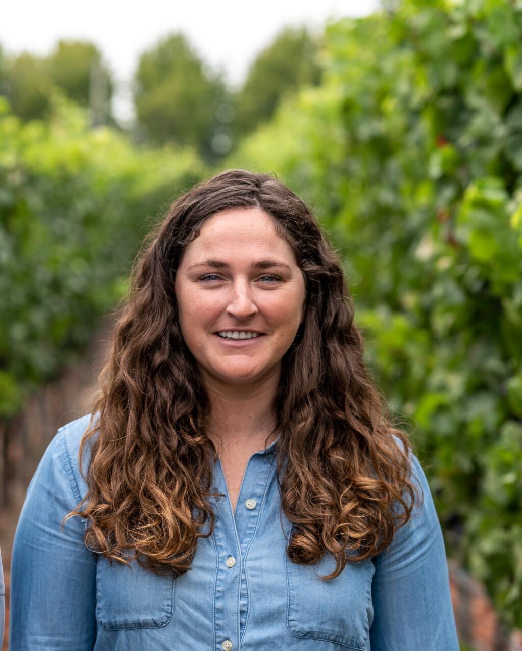 Mari Jones, 34, partner and president of Emeritus Vineyards in Sebastopol is a 2022 North Bay Business Journal Forty under 40 Award winner. The winners will be recognized Tuesday, April 19 event from 4 to 6:30 p.m. at The Barlow in Sebastopol. (Scot Hampton photo)