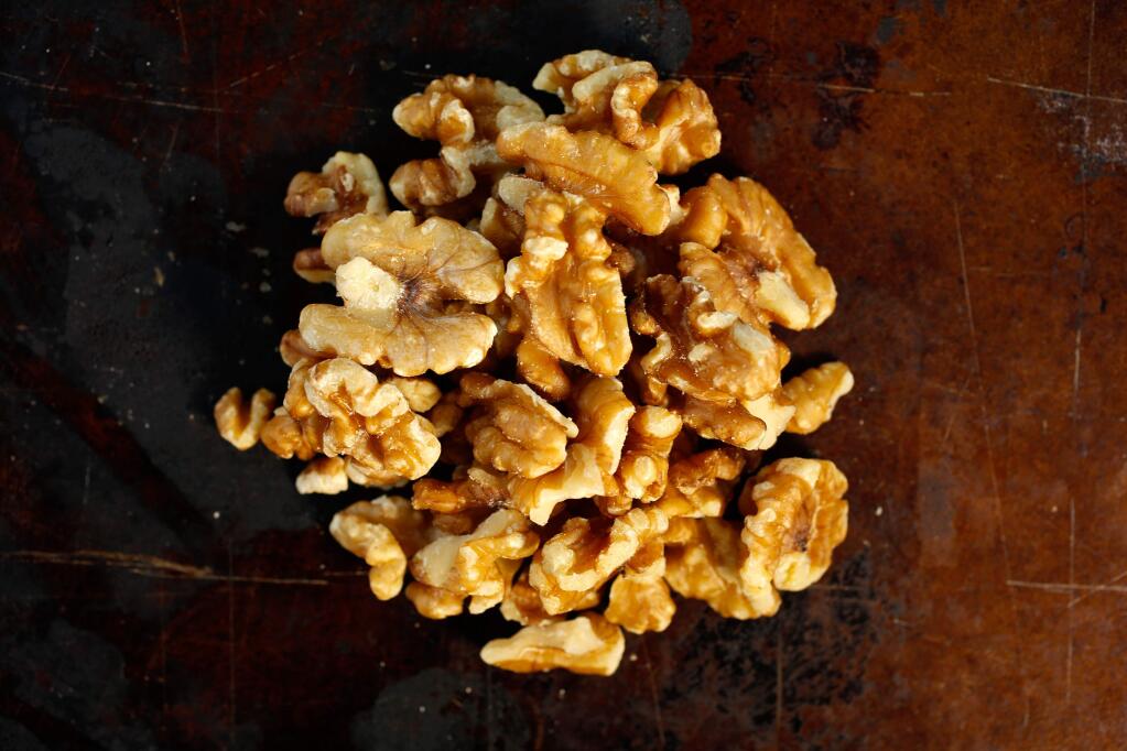 Walnuts are a versatile fall pantry item, used in savory and sweet dishes alike.