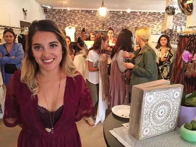 Fashionista Mercedes Hernandez, 21, opened Bow N Arrow, a Bohemian women's clothing boutique in downtown Cotati, in 2016. (Ricardo Ibarra / La Prensa Sonoma)