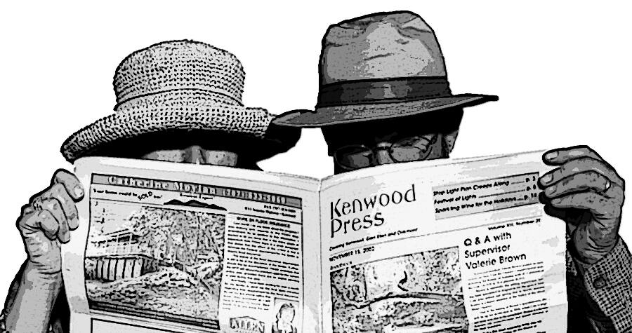 The Kenwood Press is a semi-monthly community newspaper with a circulation of 8,000. (KenwoodPress.com)