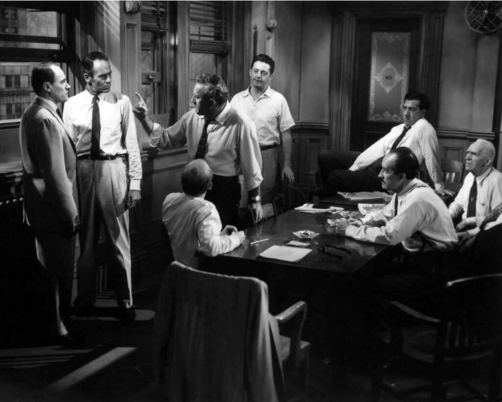 12 Angry Men (1957): A jury holdout attempts to prevent a miscarriage of justice by forcing his colleagues to reconsider the evidence. (Photo/IMDb)