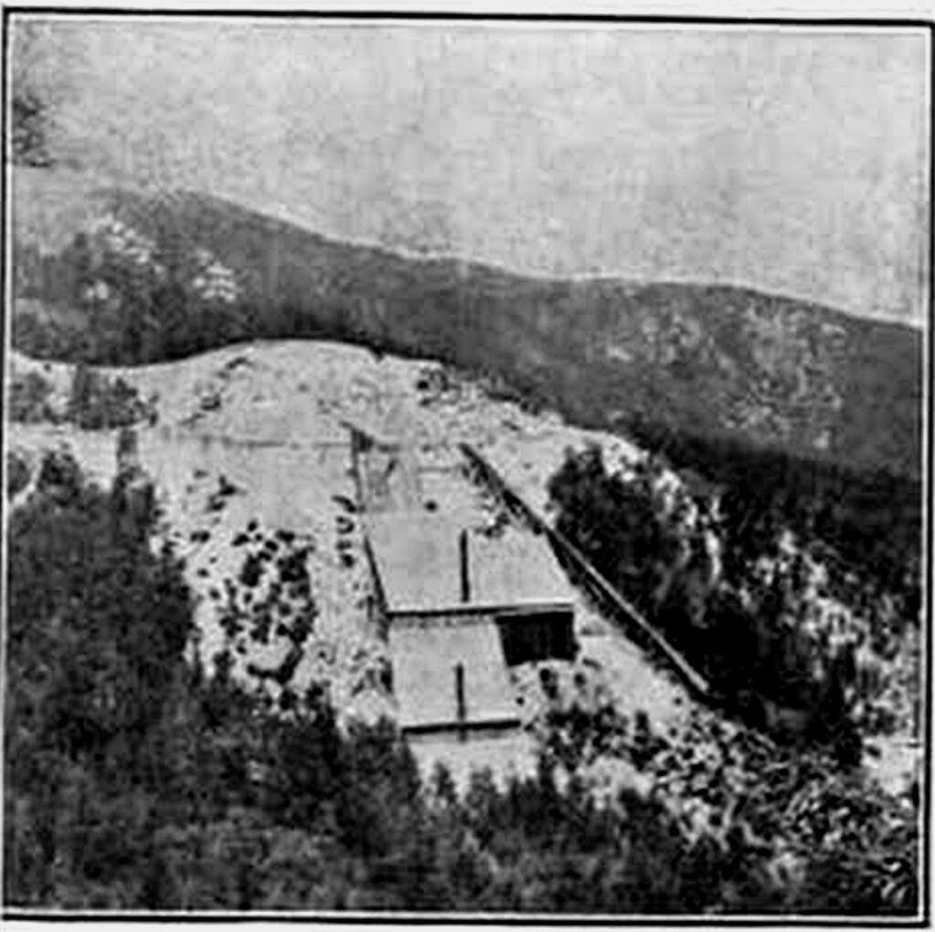 Mayacamas quicksilver mine, 1903. (Mining and Scientific Press)