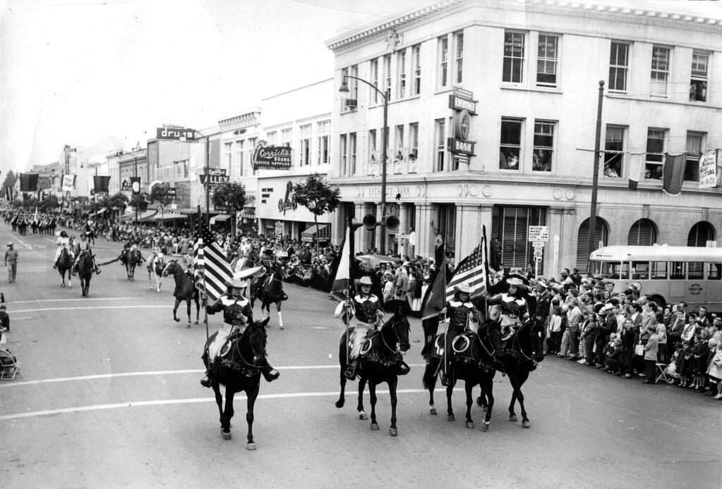 Rose Festival Parade 1956. (The Press Democrat Archives)
